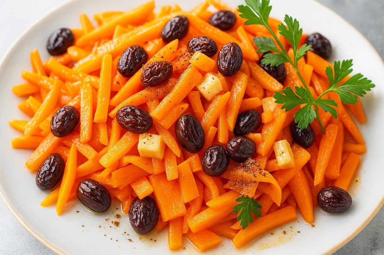 Salade de Carottes aux Raisins